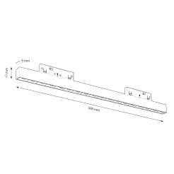 Magnetic track 5mm 10W 4000K ML2151