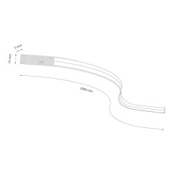 Magnetic track line 5mm 20W 4000K ML2153