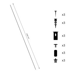 Zawiesie do szyny magnetic track 5mm ML2164