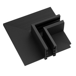 Narożnik podtynk L bok magnetic track 5mm ML2320