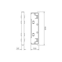 Łącznik prosty magnetic track 5mm ML2169