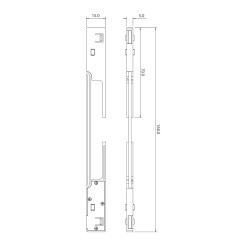 Łącznik narożny magnetic track 5mm ML2170