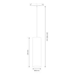 Magnetic track pendant 10mm 7W 3000-6000K ML2179