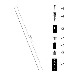 Zawiesie do szyny magnetic track 10mm ML2189