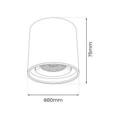 Slim Magnetic Track Czarny Tube 6W LED Tuya CCT ML2201