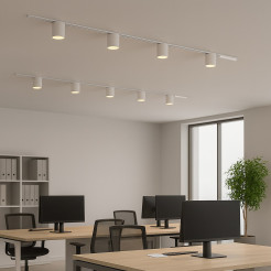 Slim Magnetic Track Biały tube 6W LED Tuya CCT ML2202