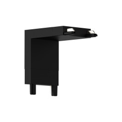 Slim Magnetic Track Narożnik Czarny dół L ML2213