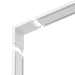 Slim Magnetic Track Narożnik Biały dół L ML2214