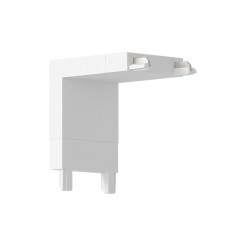 Slim Magnetic Track Narożnik Biały dół L ML2214