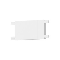 Slim Magnetic Track Biały Łącznik Szyn Prosty ML2216