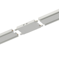 Slim Magnetic Track Biały Łącznik Szyn Prosty ML2216