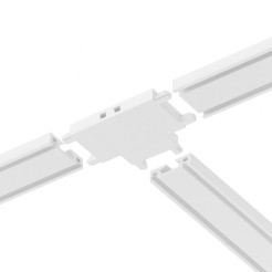 Slim Magnetic Track Biały Łącznik Szyn T ML2220