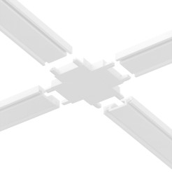Slim Magnetic Track Biały Łącznik Szyn + ML2222