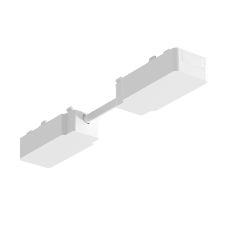 Slim Magnetic Track Biały Łącznik Podwójny z Kablem krótkim ML2224