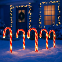 Candy cane set 5pcs 10W ML2406