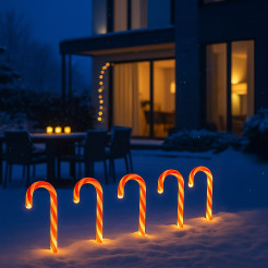 Candy cane set 5pcs 10W ML2406