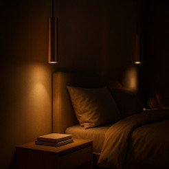 Lampa wisząca GENESIS BLACK GOLD 1xGU10 ML2439