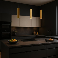 Lampa wisząca GENESIS BLACK GOLD 1xGU10 ML2439