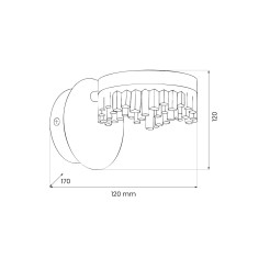 Kinkiet PRECIOSA 4W LED ML2409