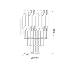 Kinkiet Cristal 2xE14 ML2412