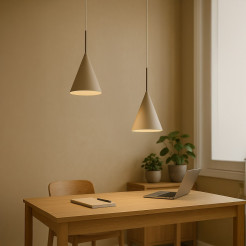 Lampa wisząca CAPITAL TAUPE Ø17cm 1xGX53 MLP2468