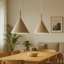 Lampa wisząca CAPITAL TAUPE Ø32cm 1xGX53 MLP2469