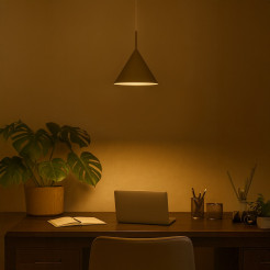 Lampa wisząca CAPITAL TAUPE Ø32cm 1xGX53 MLP2469