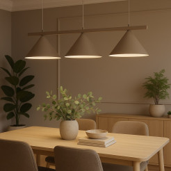 Lampa wisząca CAPITAL TAUPE 3xGX53 MLP2473