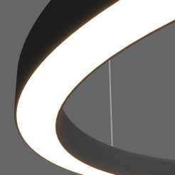 Żyrandol Aurum L Zmienna Barwa Światła LED czarny PL0116-130-CCT-BK PL0116-130-CCT-BK