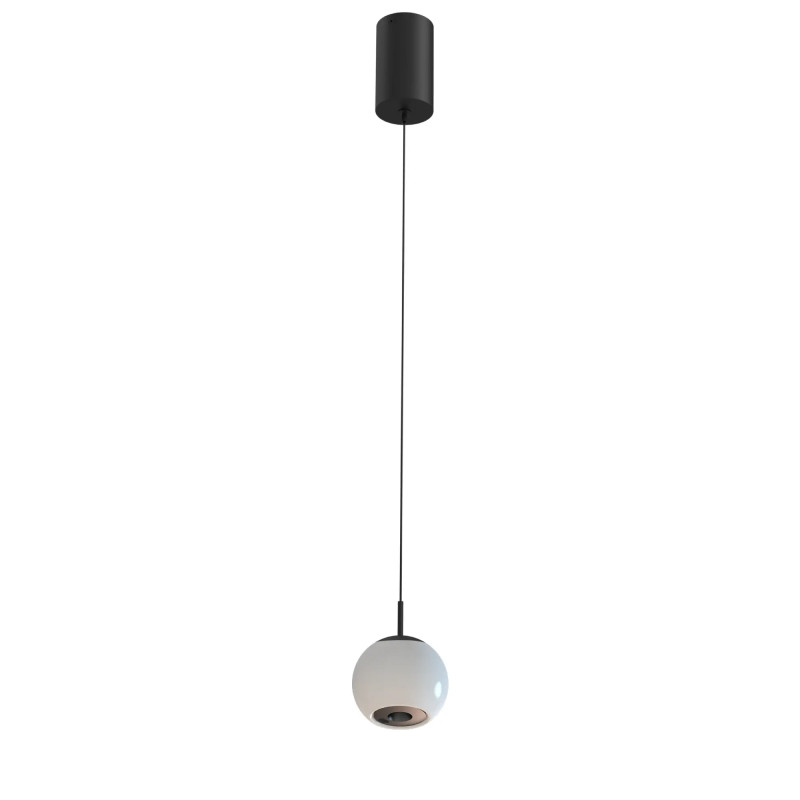 Lampa Wisząca Iliso 1xLED czarna PL0148 PL0148