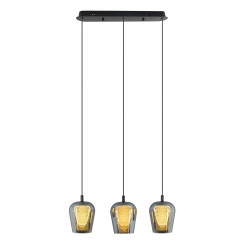 Lampa Wisząca Keso 3xLED czarna PL0141-3 PL0141-3