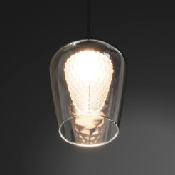 Lampa Wisząca Keso 1xLED czarna PL0141-1 PL0141-1