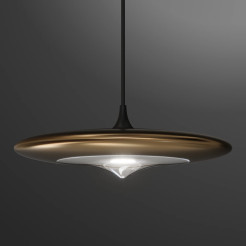Lampa Wisząca Otos 1xLED Szczotkowane Złoto PL0145 PL0145