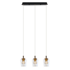 Lampa Wisząca Tasa 1xLED czarna PL0143-3 PL0143-3