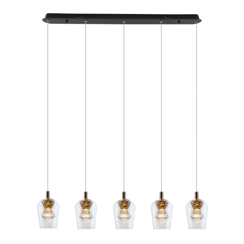 Lampa Wisząca Tasa 5xLED czarna PL0143-5 PL0143-5
