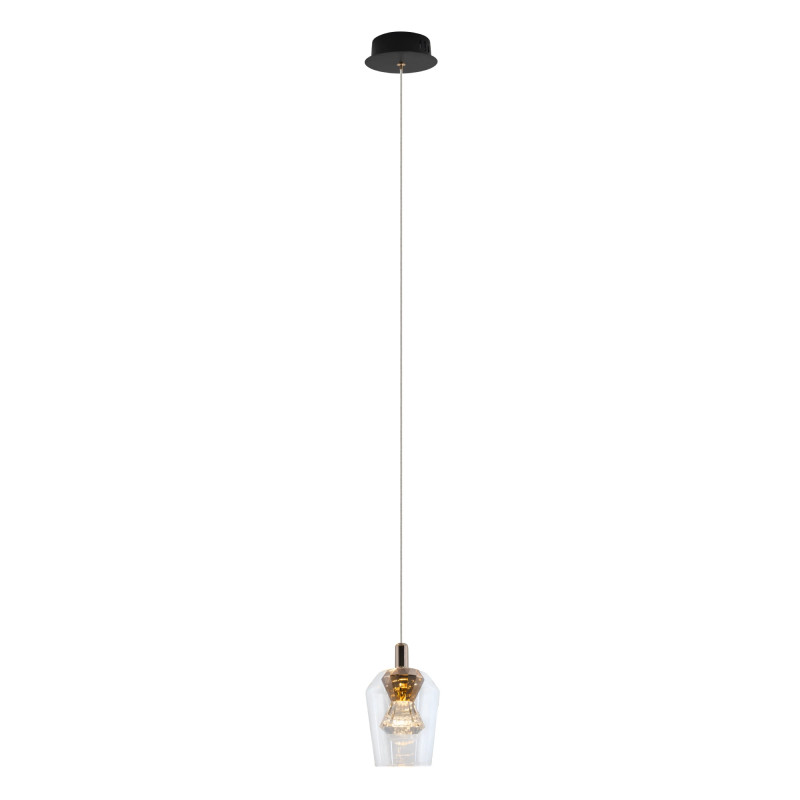 Lampa Wisząca Tasa 1xLED czarna PL0143-1 PL0143-1