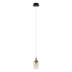 Lampa Wisząca Tasa 1xLED czarna PL0143-1 PL0143-1