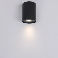 Tubka Leila 1xGU10 czarna CL0101-BK CL0101-BK