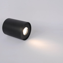 Tubka Leila 1xGU10 czarna CL0101-BK CL0101-BK