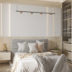 Lampa Wisząca Slide Long 1xLED szczotkowany mosiądz PL0124-BS PL0124-BS
