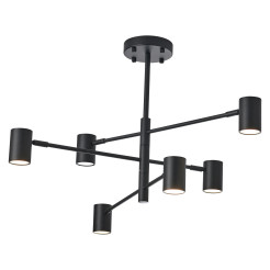 Lampa Sufitowa Noe 6xGU10 czarna PLC0102-BK PLC0102-BK