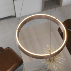 Lampa Wisząca Garta LED szczotkowane różowe złoto PL0149 PL0149