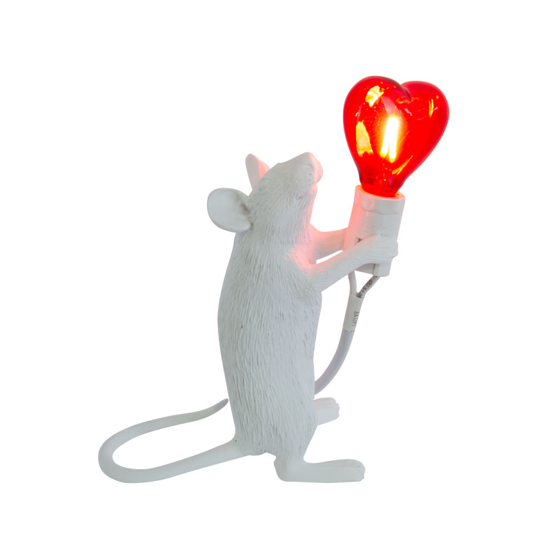 Lampa Biurkowa Myszka Topo Biała TL0102 TL0102