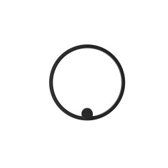 Kinkiet Ringa S 1xLED czarny WL0116-S-BK WL0116-S-BK