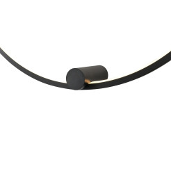 Kinkiet Ringa L 1xLED czarny WL0116-L-BK WL0116-L-BK