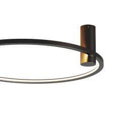 Plafon Ringa M 1xLED czarny CL0112-M-BK CL0112-M-BK