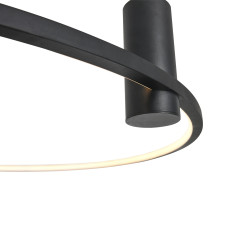 Plafon Ringa L 1xLED czarny CL0112-L-BK CL0112-L-BK