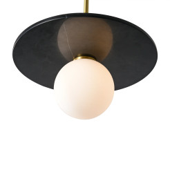 Lampa Wisząca Bilo III 1xG9 czarny PL0136-BK PL0136-BK