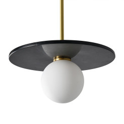 Lampa Wisząca Bilo III 1xG9 czarny PL0136-BK PL0136-BK