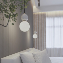 Lampa Wisząca Bilo II 1xG9 biały PL0137 PL0137